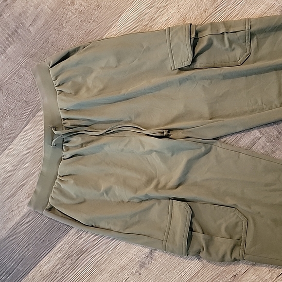 Army green cargo joggers - Picture 2 of 4